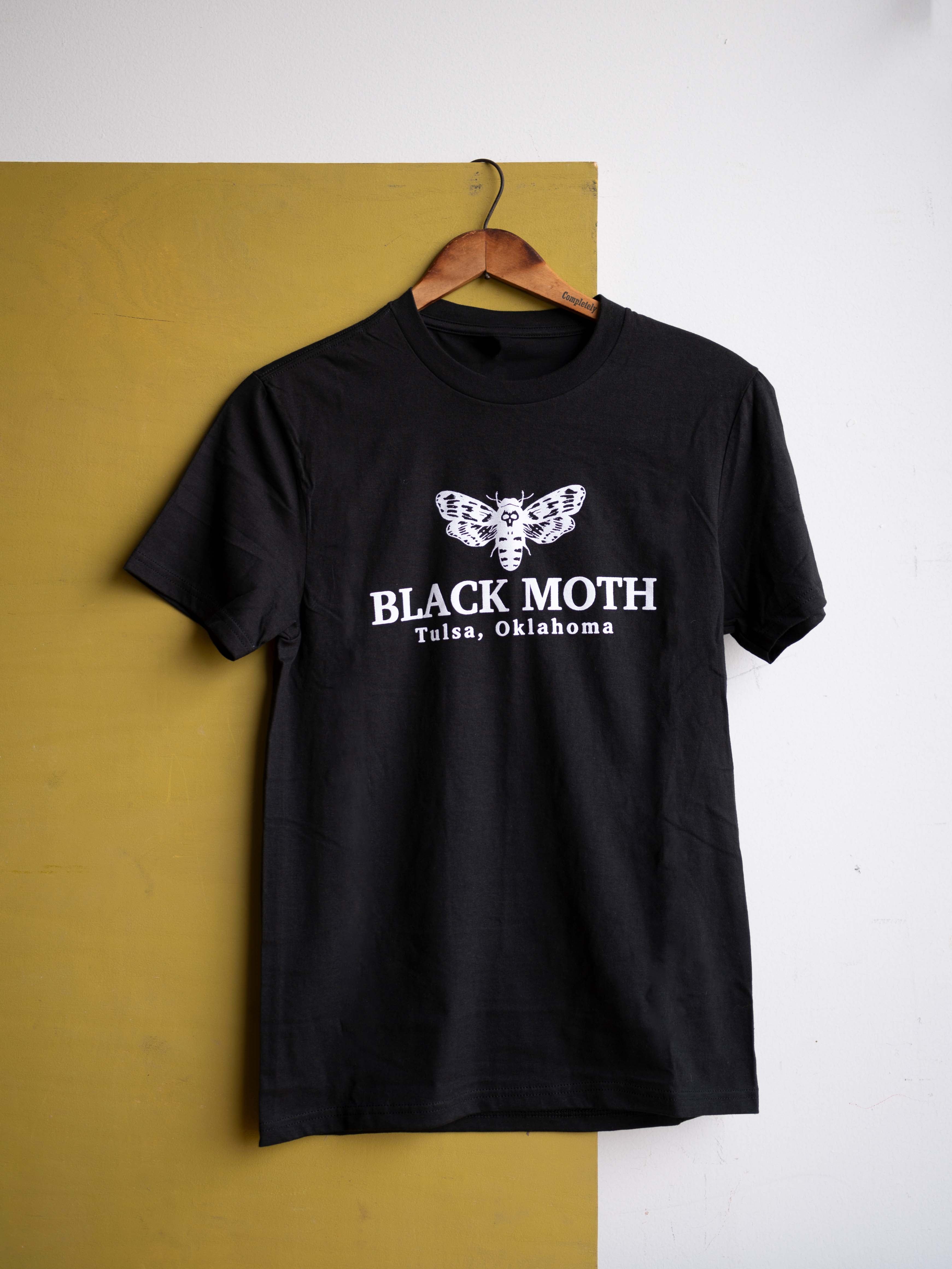Cotton Black Moth T-Shirt, CA17