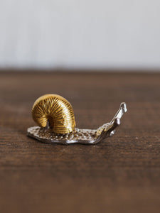 1" Metal Snail Incense Holder, HD381