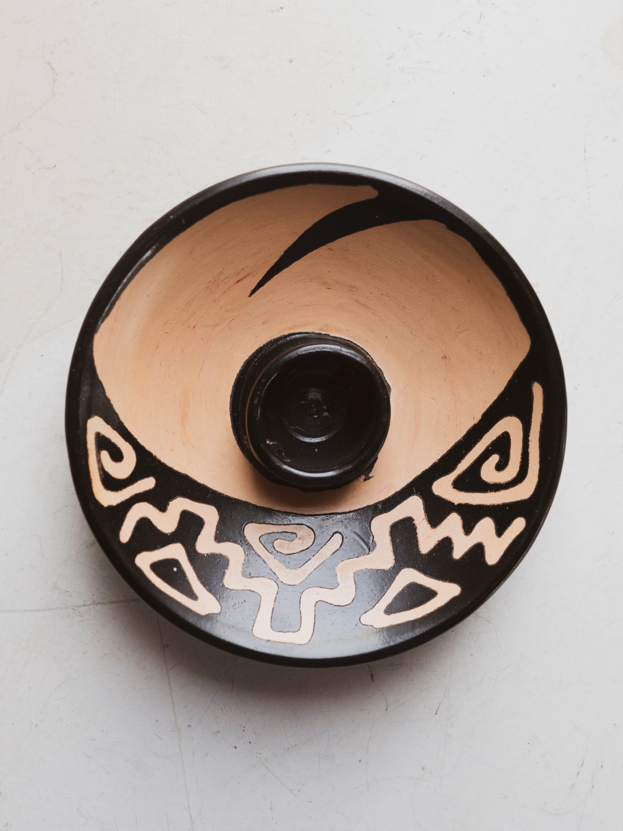 5" Peruvian Ceramic Incense Holder, HD49