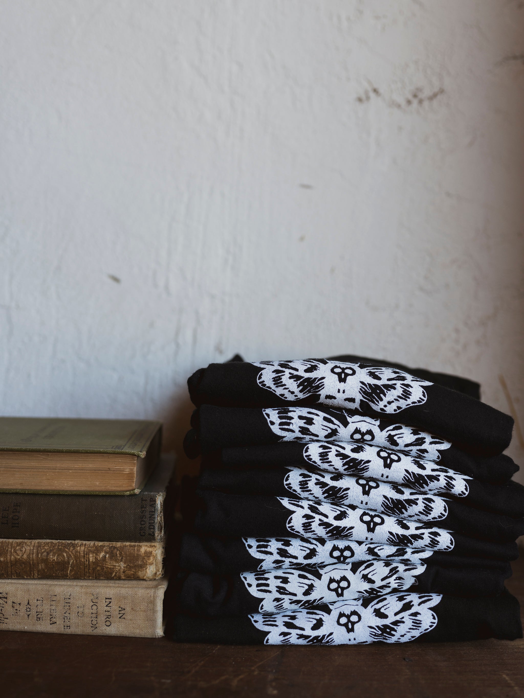 Cotton Black Moth T-shirt, CA17