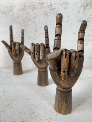 7" Wooden Artist Model Hand, HD511