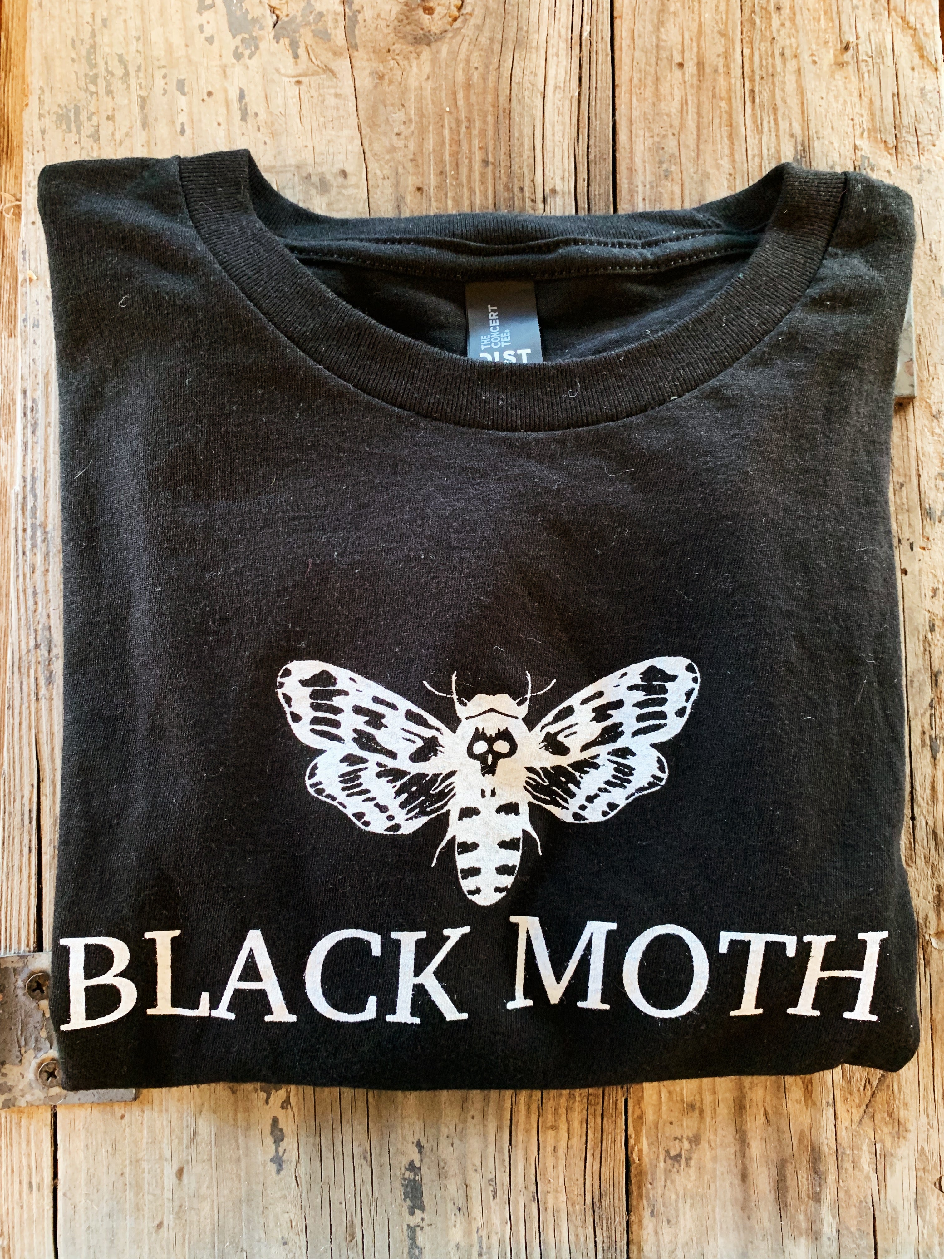 Cotton Black Moth T-shirt, CA17